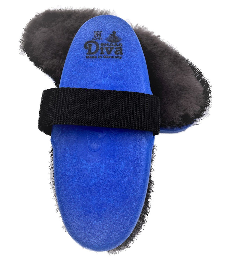 Diva-Bürste mit Lammfellkissen