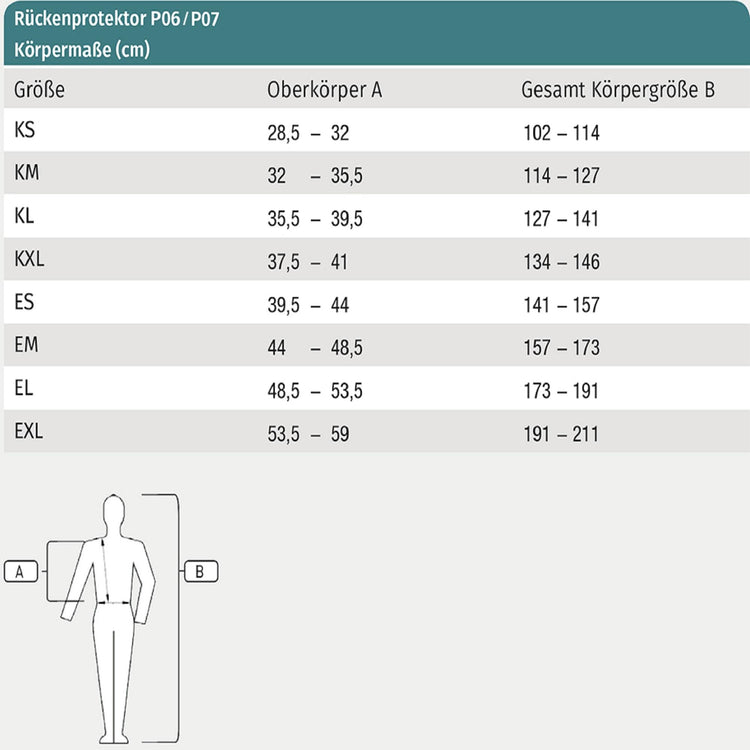 Swing Rückenprotektor P07 Child